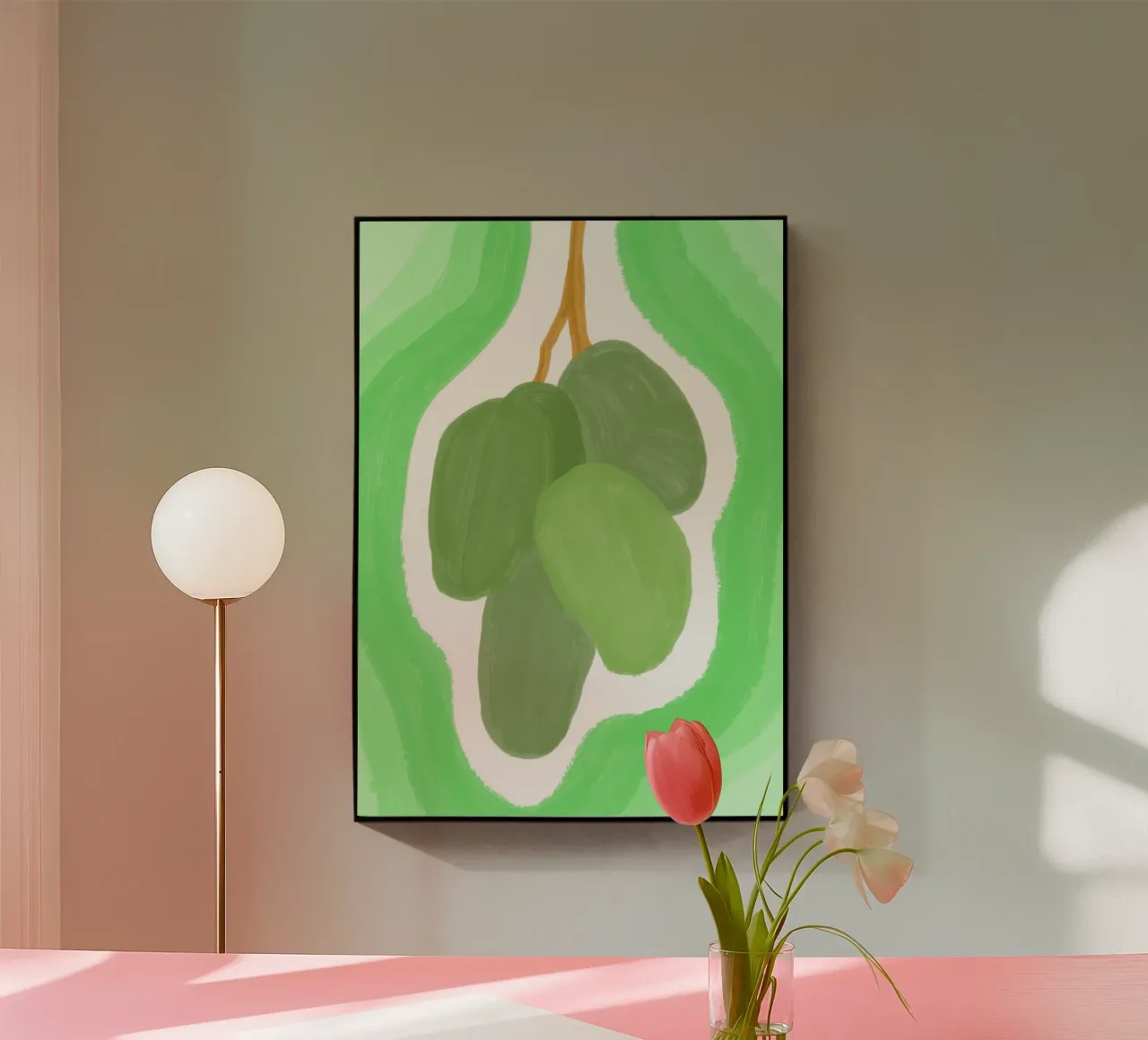 Vernice verde mango plexiglass da galihstudio