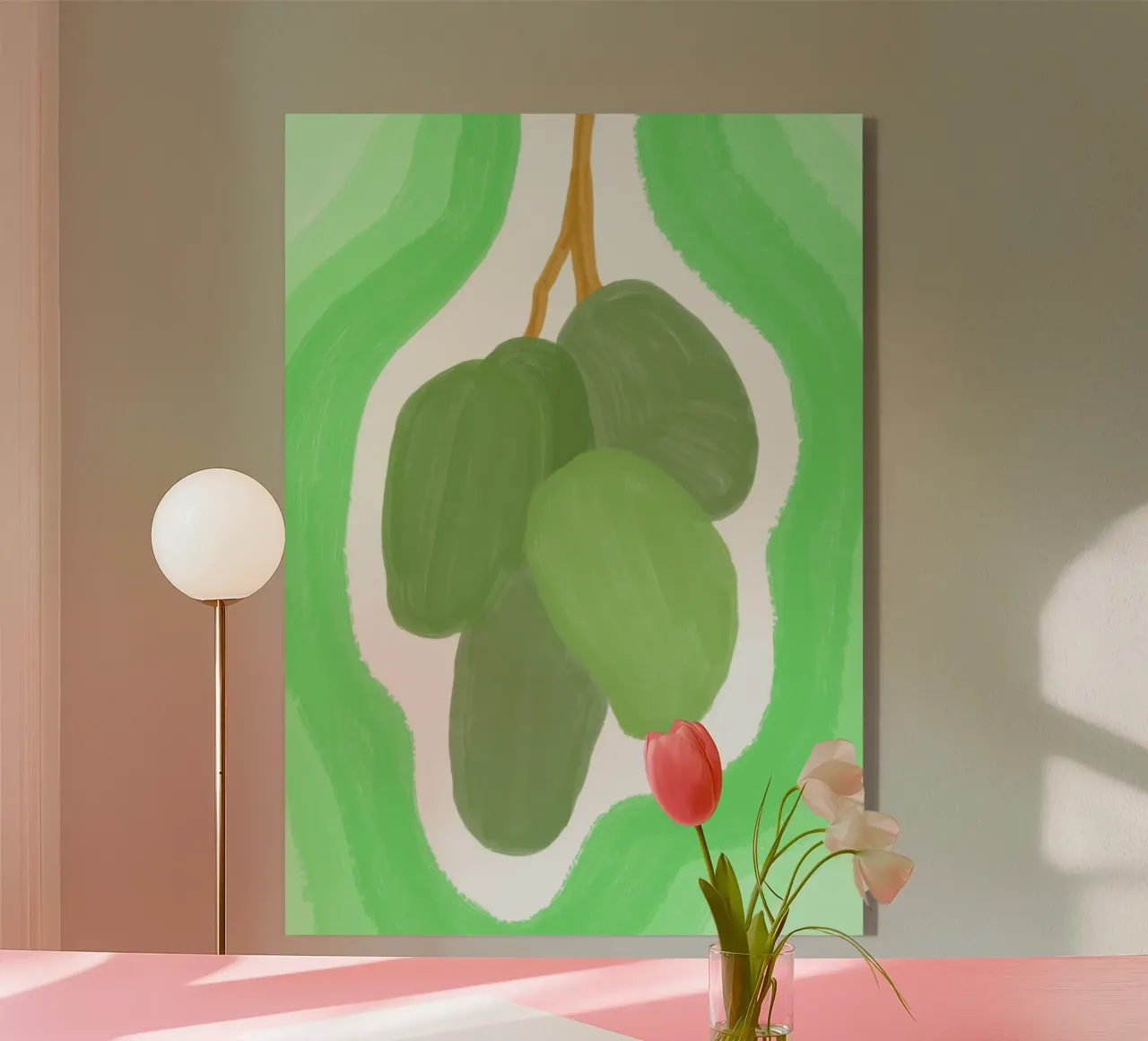 Vernice verde mango plexiglass da galihstudio