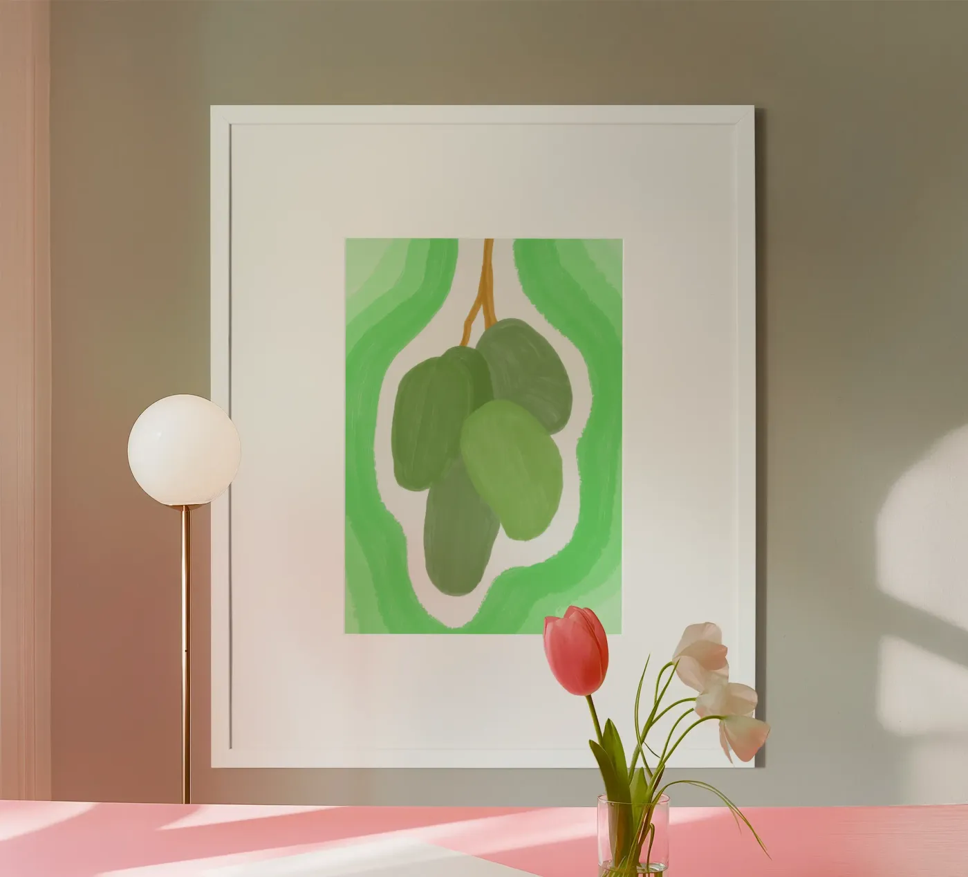 Green Mango Paint poster by galihstudio