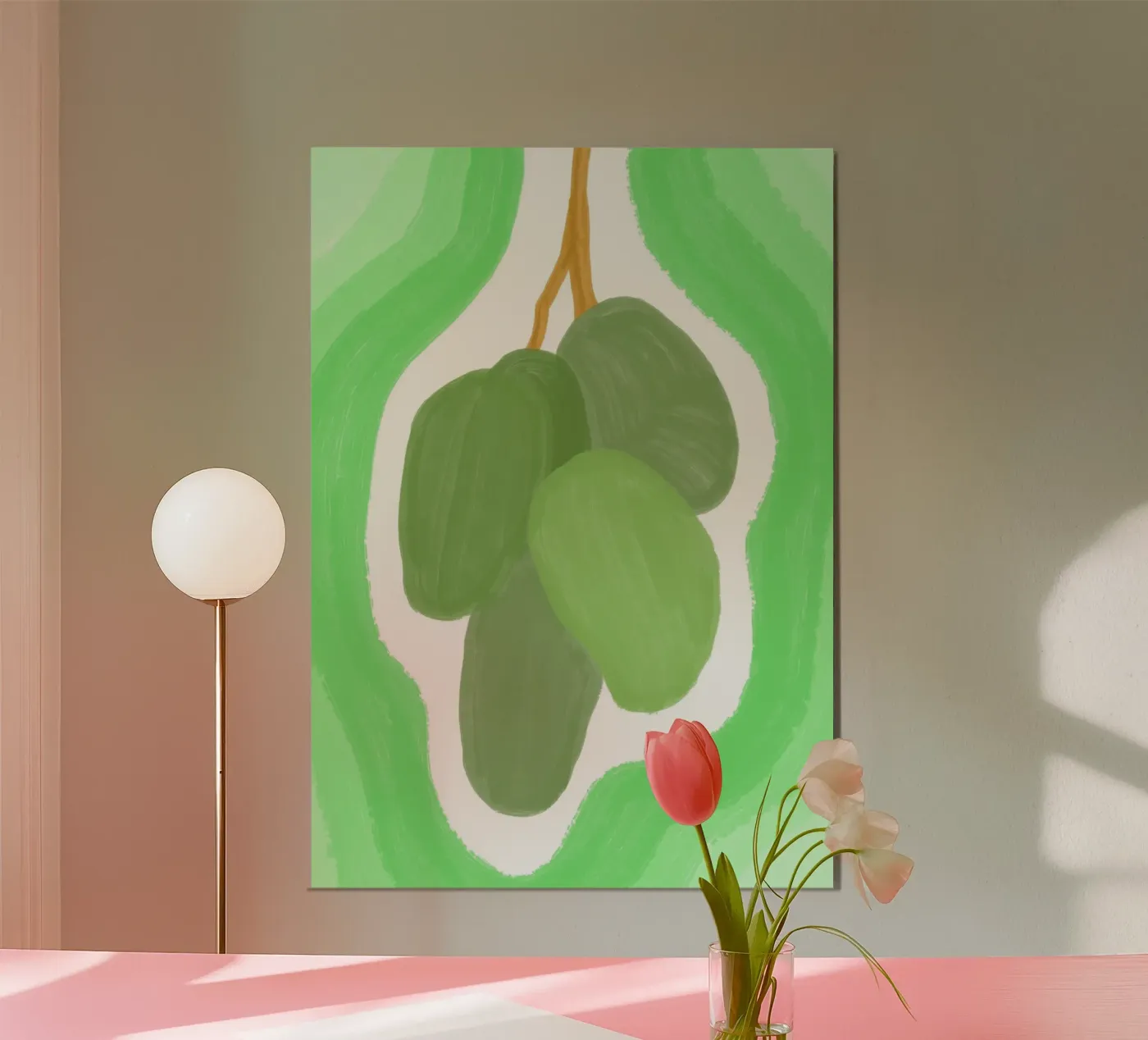 Green Mango Paint poster by galihstudio