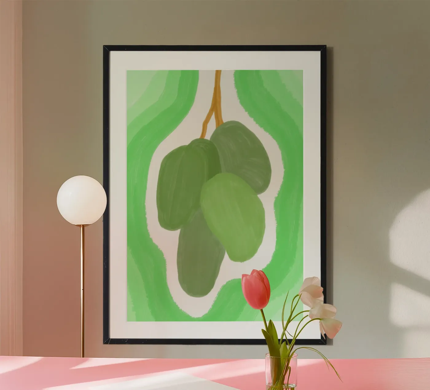 Green Mango Paint poster by galihstudio