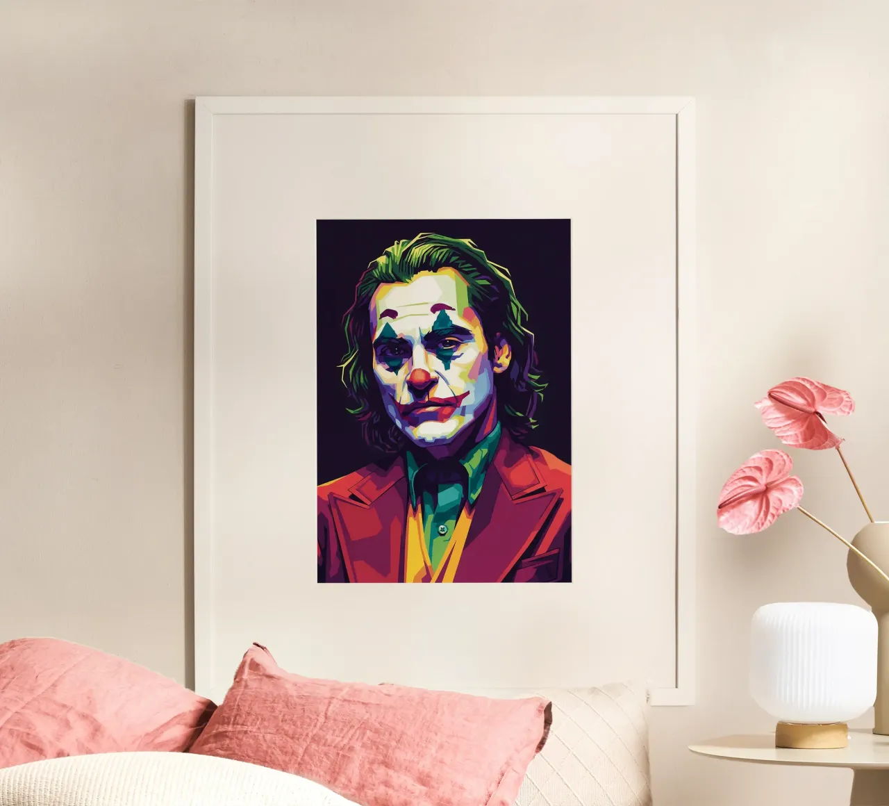 Joker - Joaquin Phoenix poster da Hantamrata