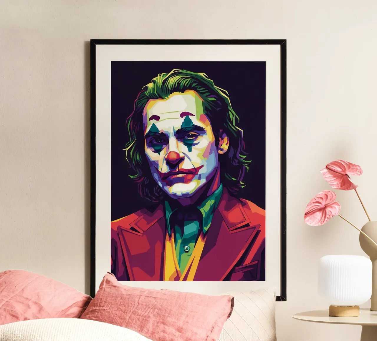 Joker - Joaquin Phoenix poster da Hantamrata