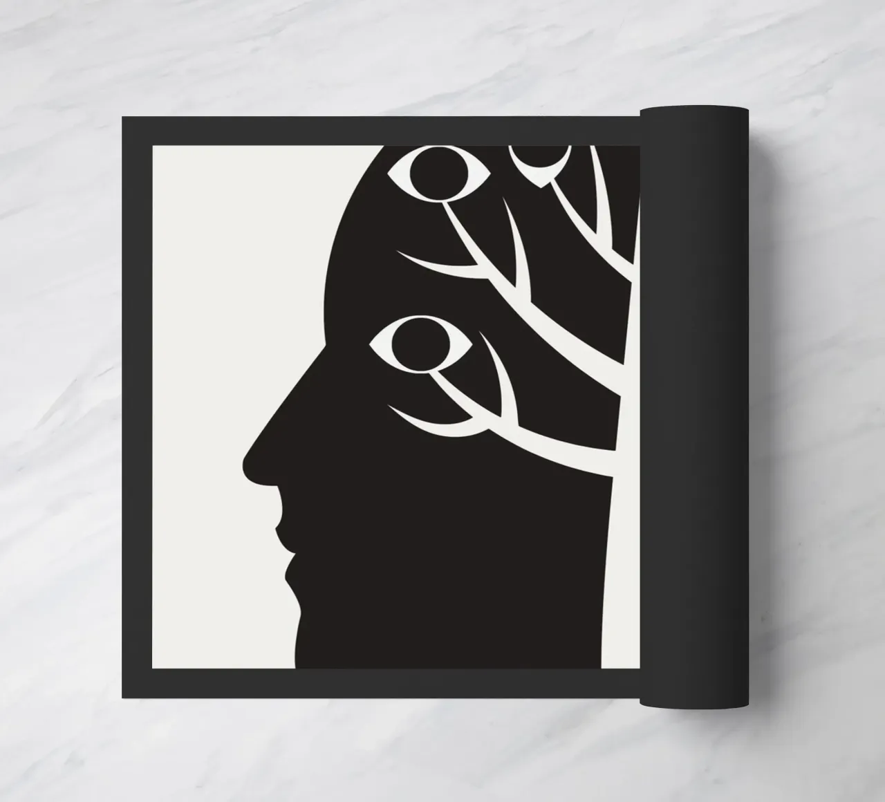 Hindsight doormat by Little Dean