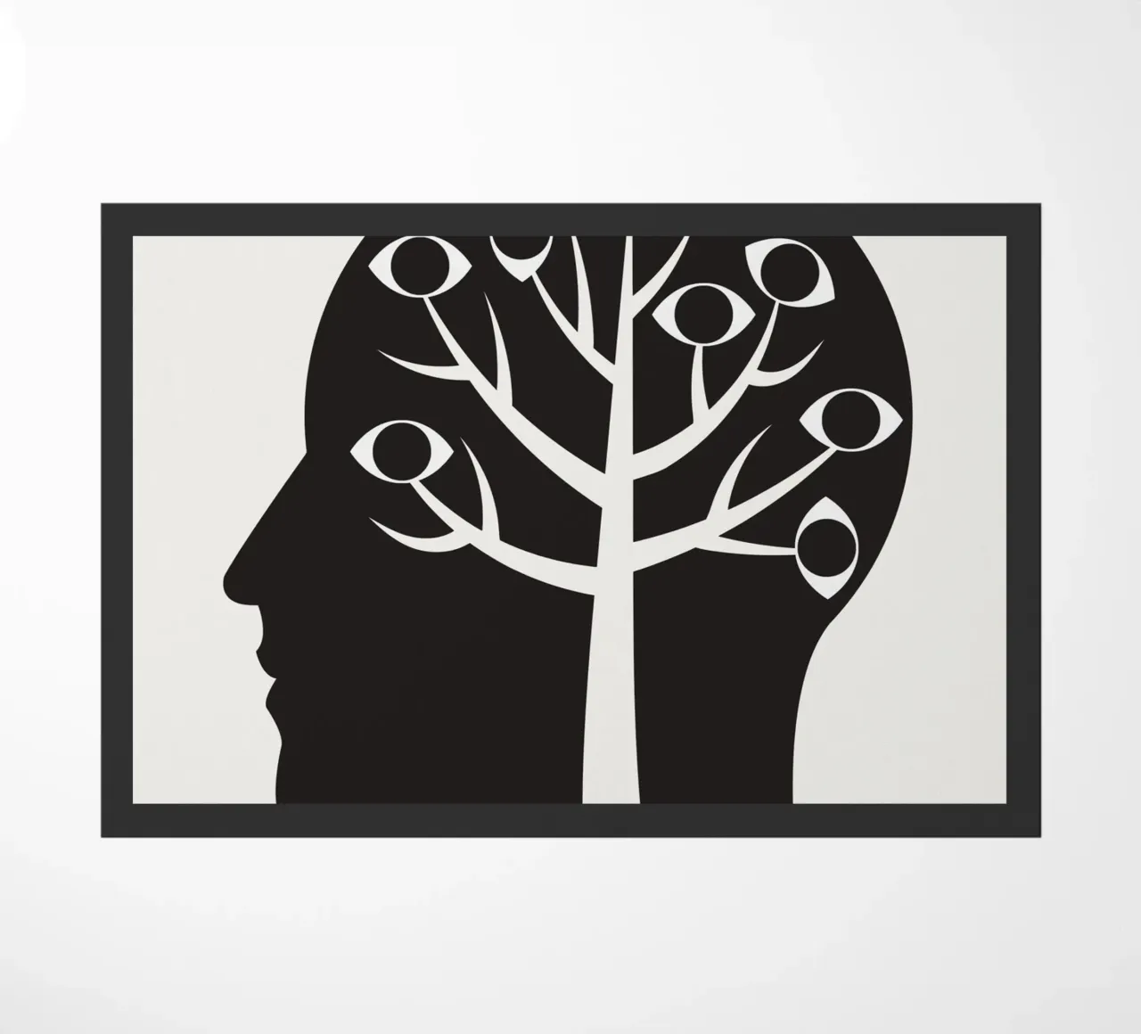 Hindsight doormat by Little Dean