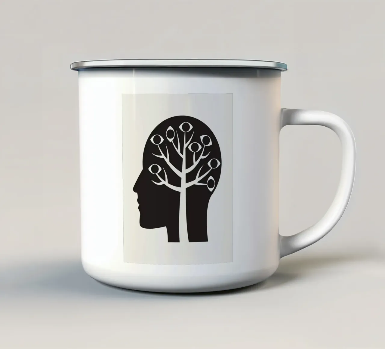 Il senno di poi tazza in smalto da Little Dean