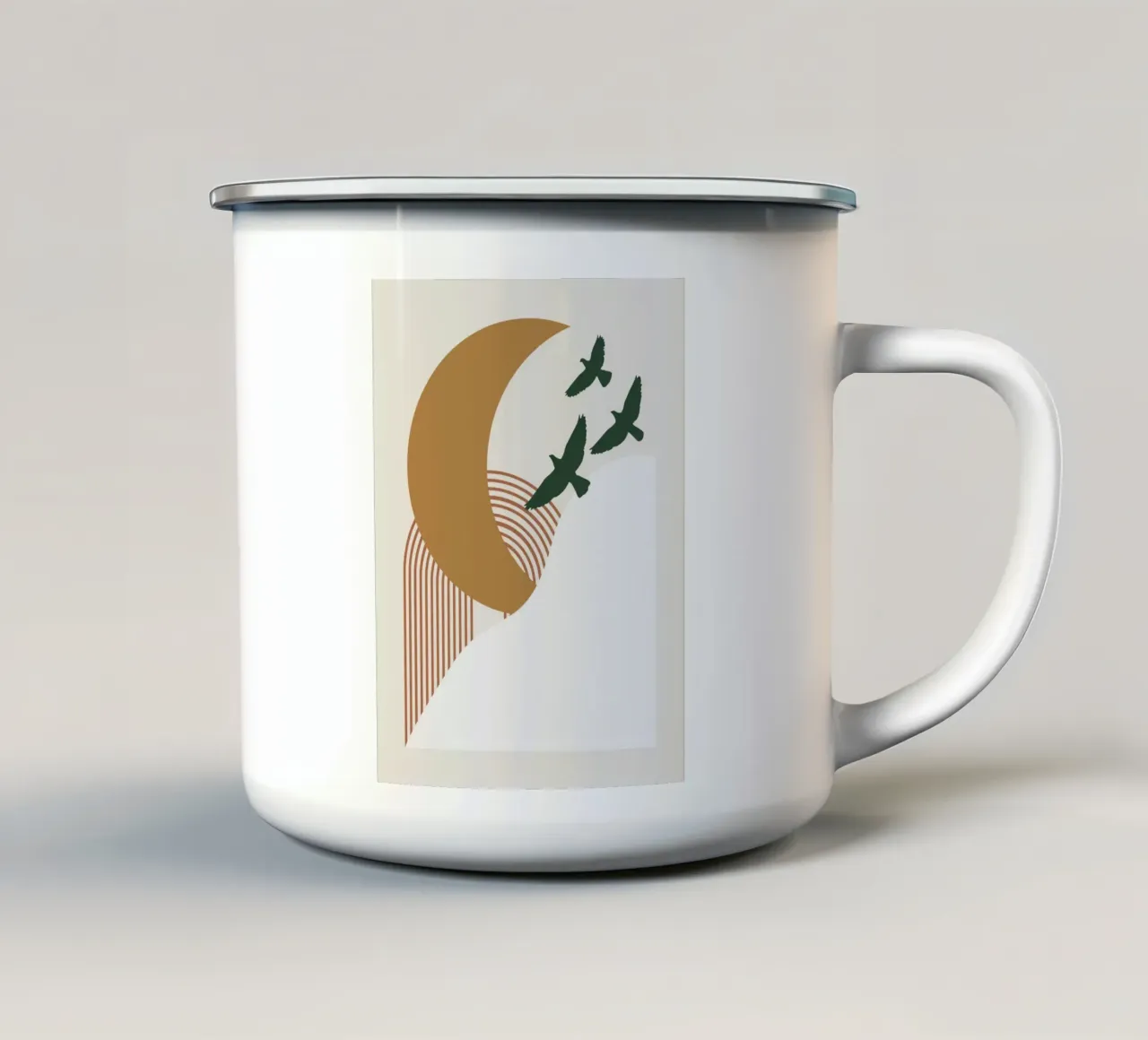 Al settimo cielo tazza in smalto da Little Dean