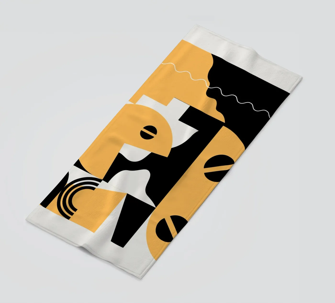 Gioco geometrico telo mare da Little Dean