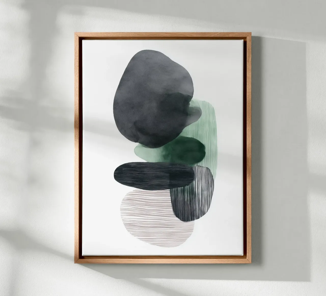 Zachte totem canvas met Baklijst van Seed & Signal