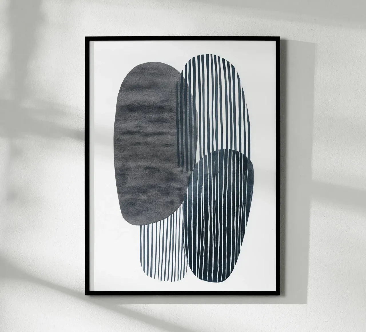 Forme parallele poster con telaio in alluminio da Seed & Signal