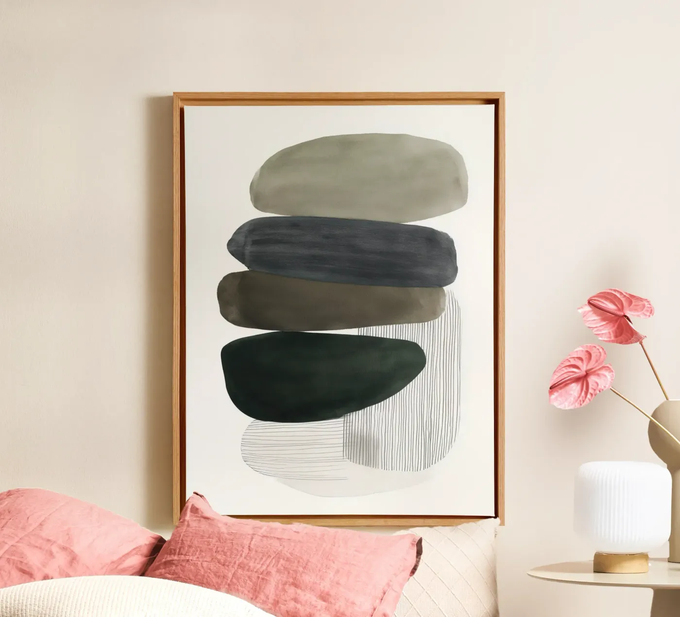 Soft stacks canvas by Seed & Signal