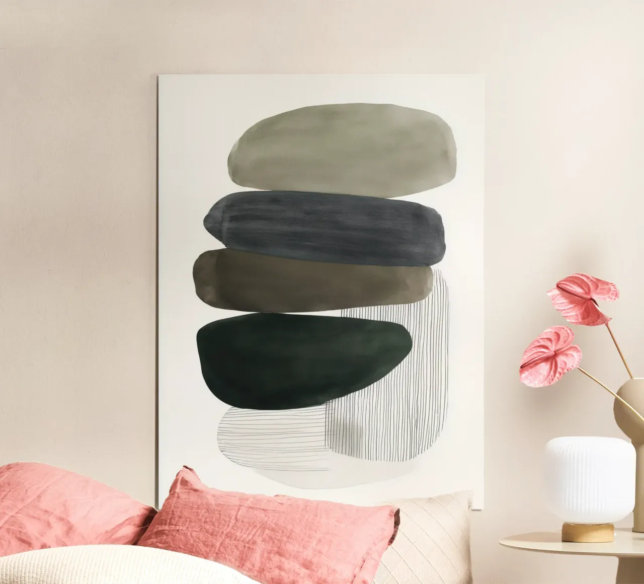 Pile morbide poster con telaio in legno da Seed & Signal