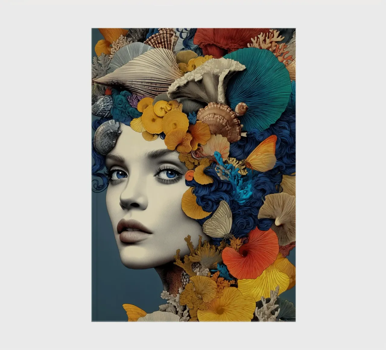 Beautiful shell dreams notebook by Carinaprint