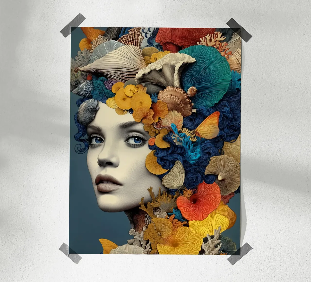 Sogni di conchiglie bellissime poster da Carinaprint