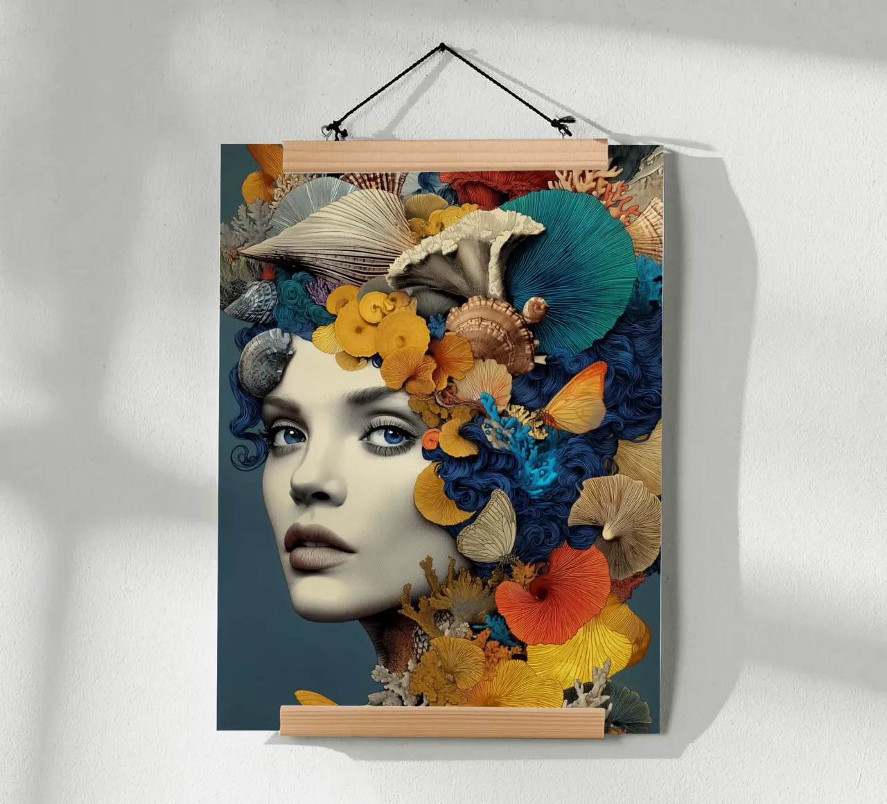 Sogni di conchiglie bellissime poster da Carinaprint