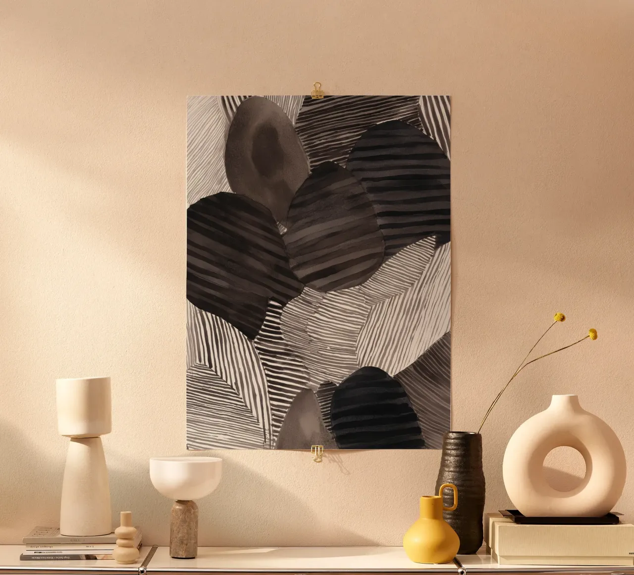 Forme in eco 4 poster con telaio in alluminio da Seed & Signal