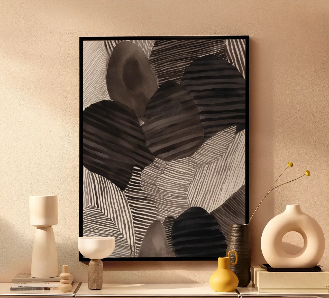 Forme in eco 4 poster con telaio in alluminio da Seed & Signal