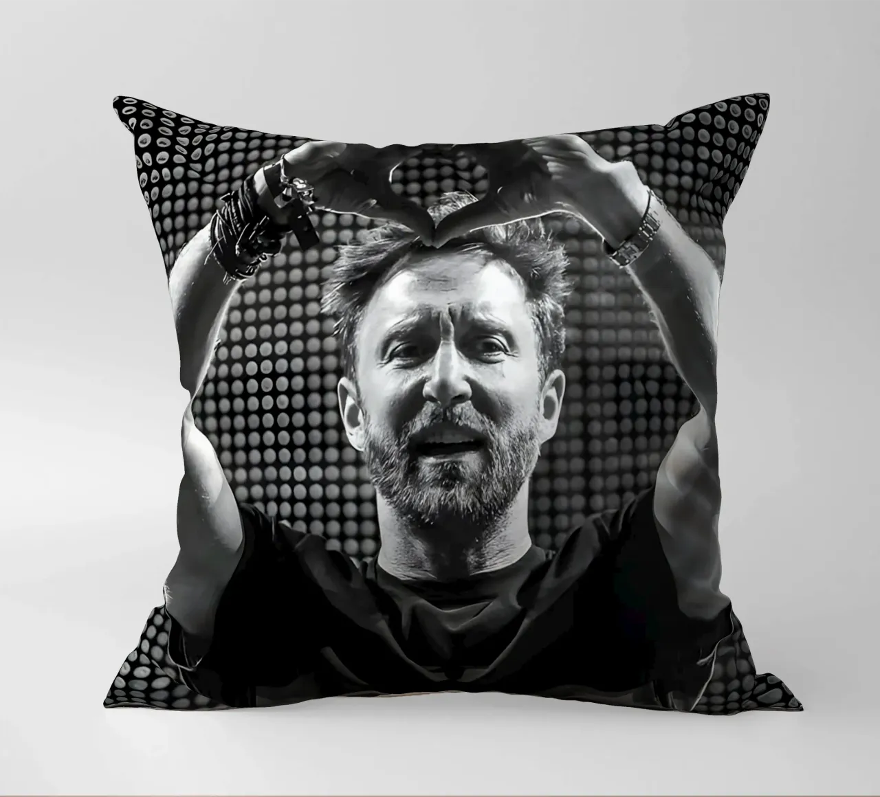 David Guetta, cuscino da Low poly art