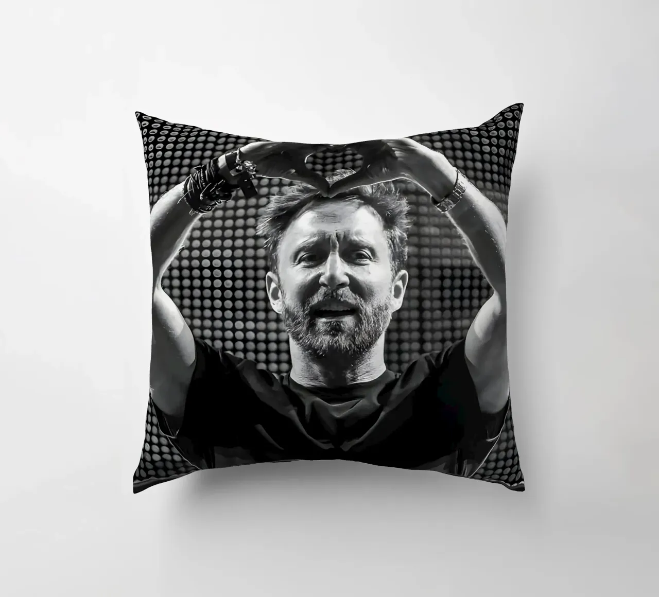 David Guetta, cuscino da Low poly art