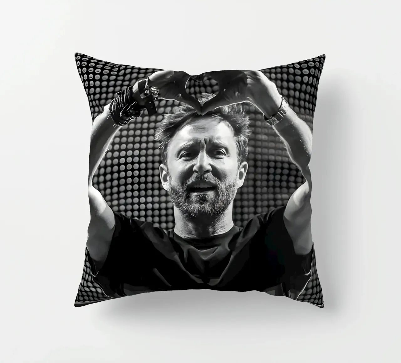 David Guetta, cuscino da Low poly art
