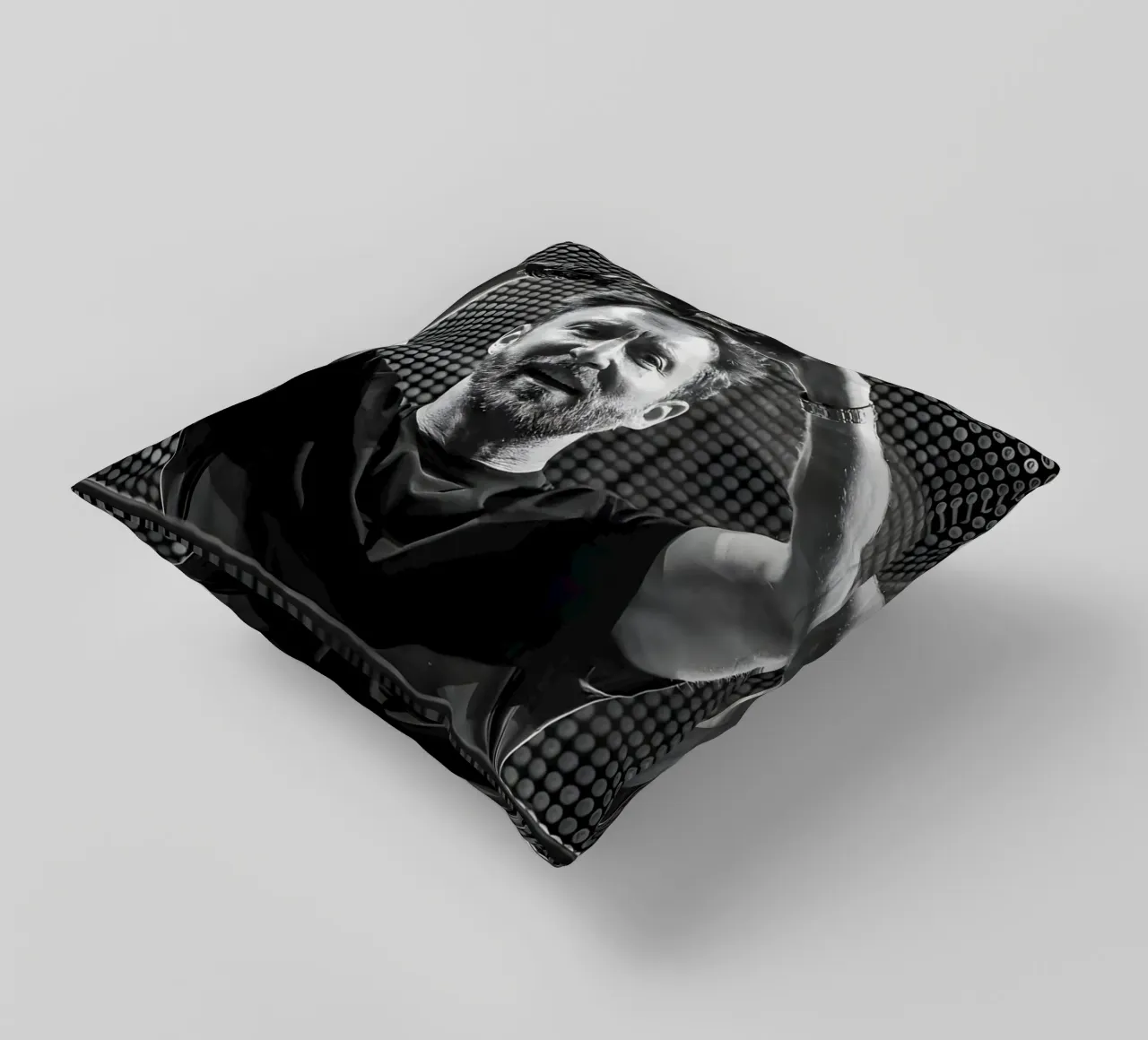 David Guetta, cuscino da Low poly art