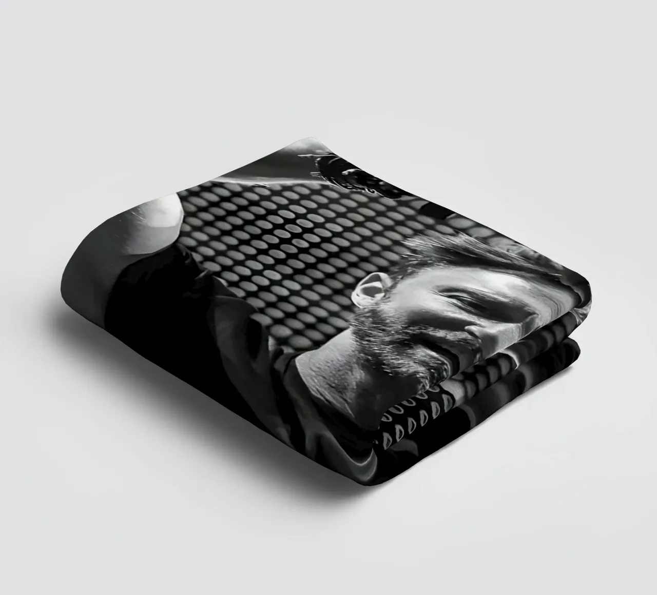 David Guetta, asciugamano da bagno da Low poly art