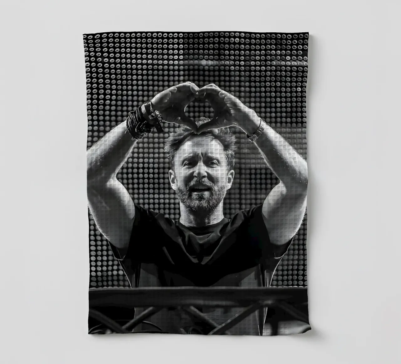 David Guetta, canovaccio da cucina da Low poly art