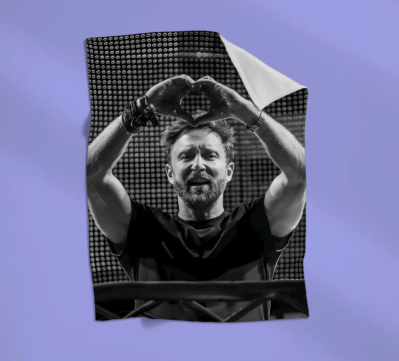 David Guetta, coperta in pile da Low poly art