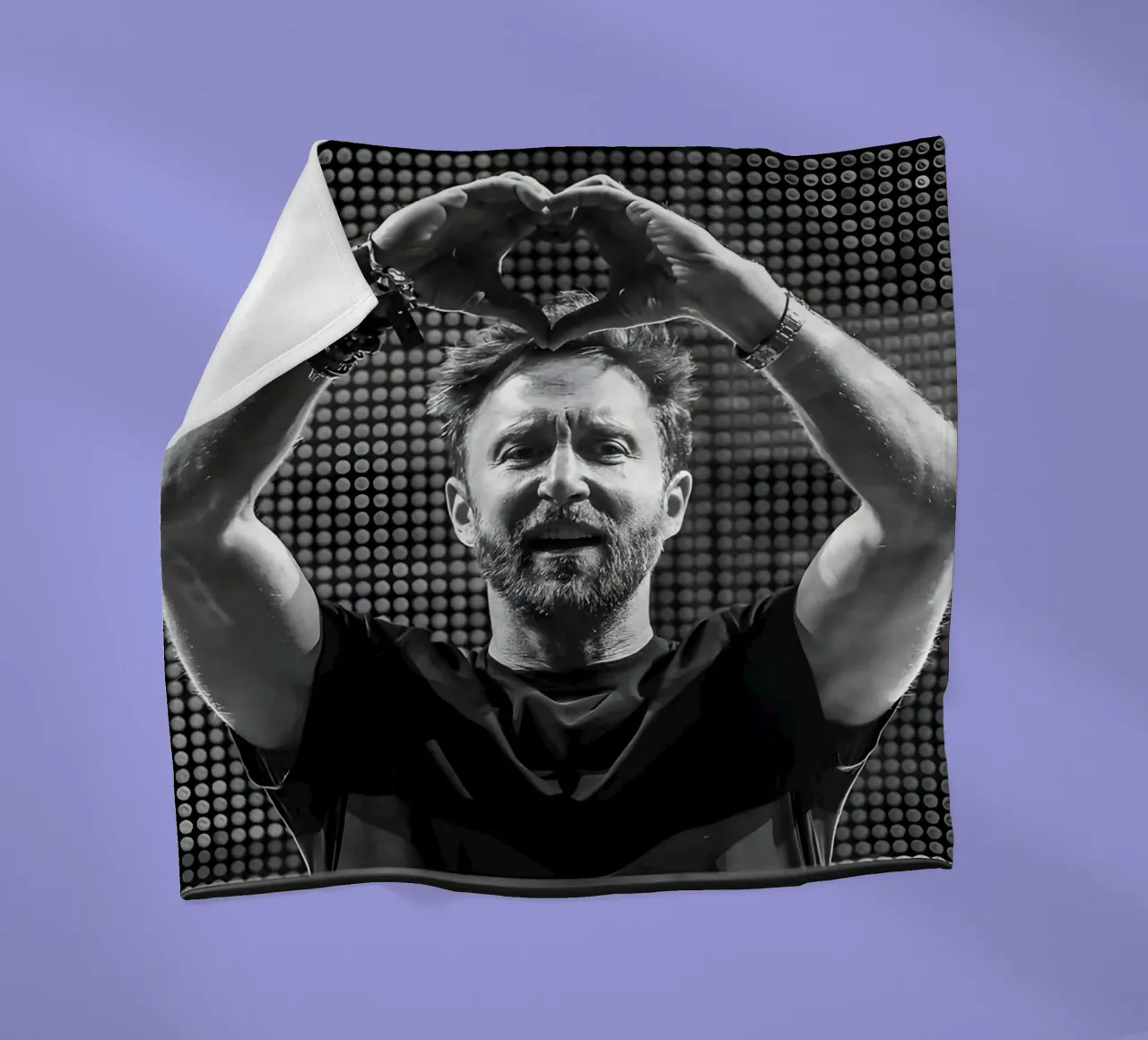 David Guetta, coperta in pile da Low poly art