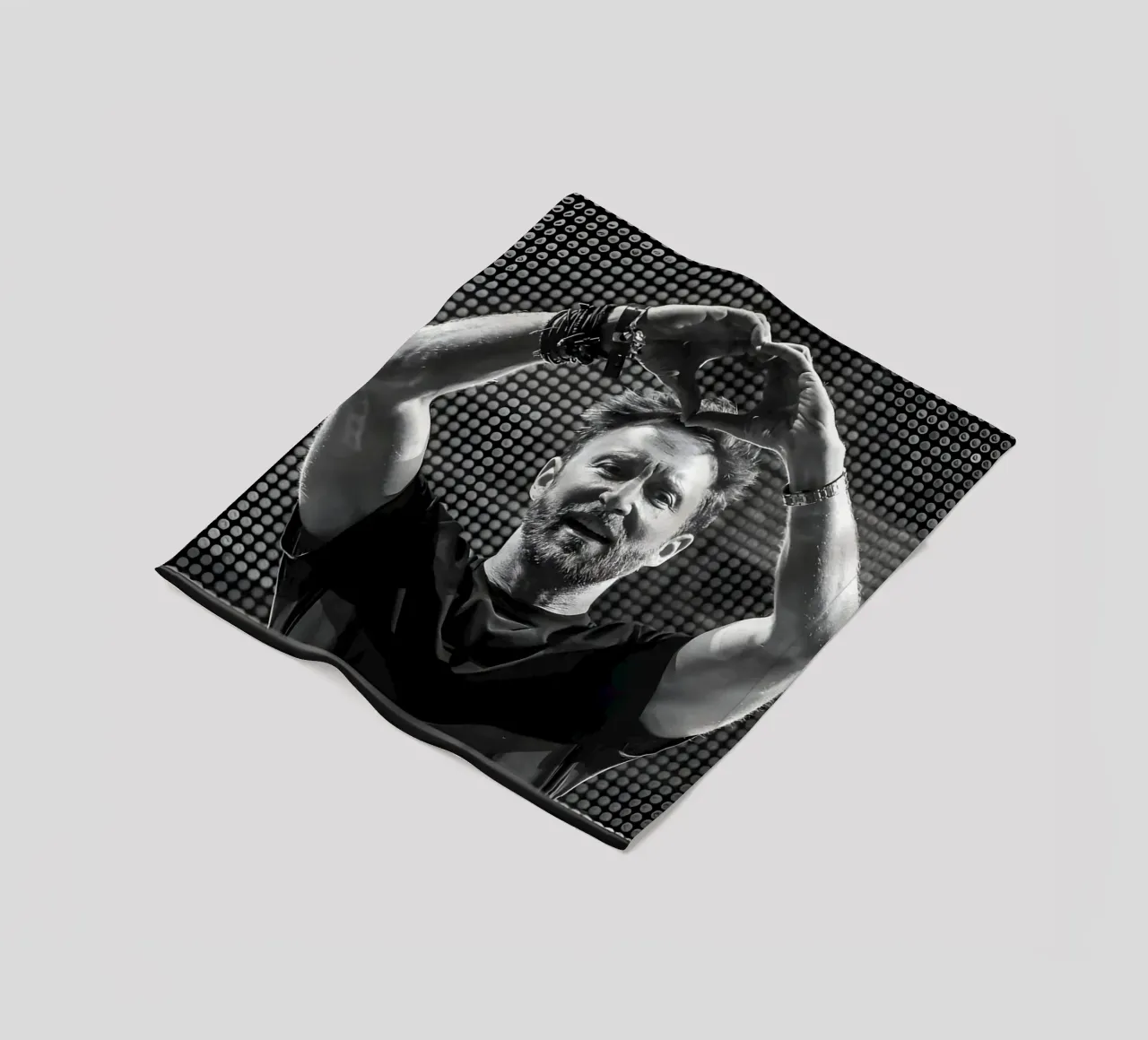 David Guetta, coperta in pile da Low poly art