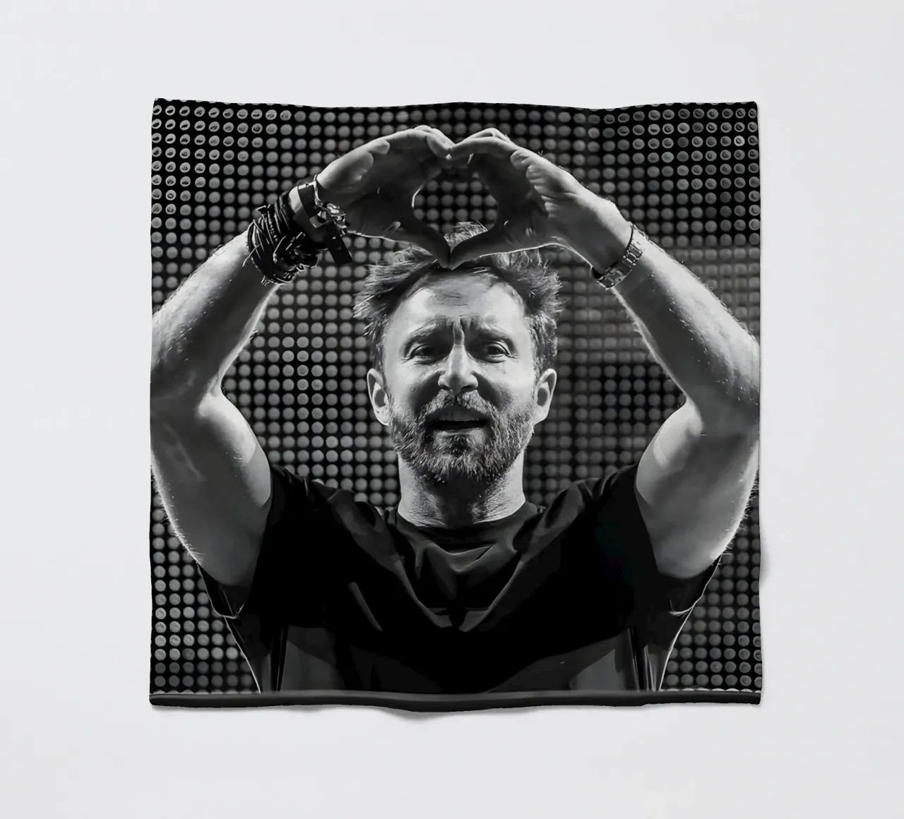 David Guetta, coperta in pile da Low poly art