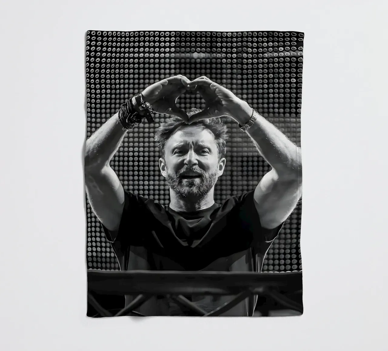 David Guetta, coperta in pile da Low poly art