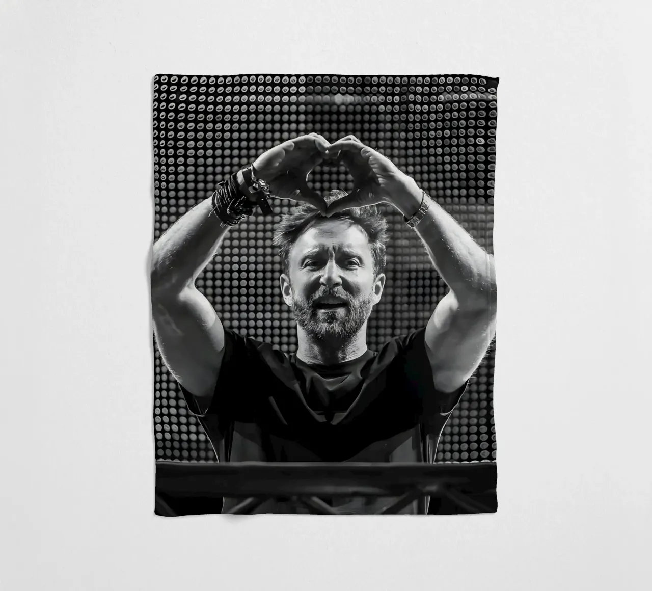 David Guetta, coperta in pile da Low poly art