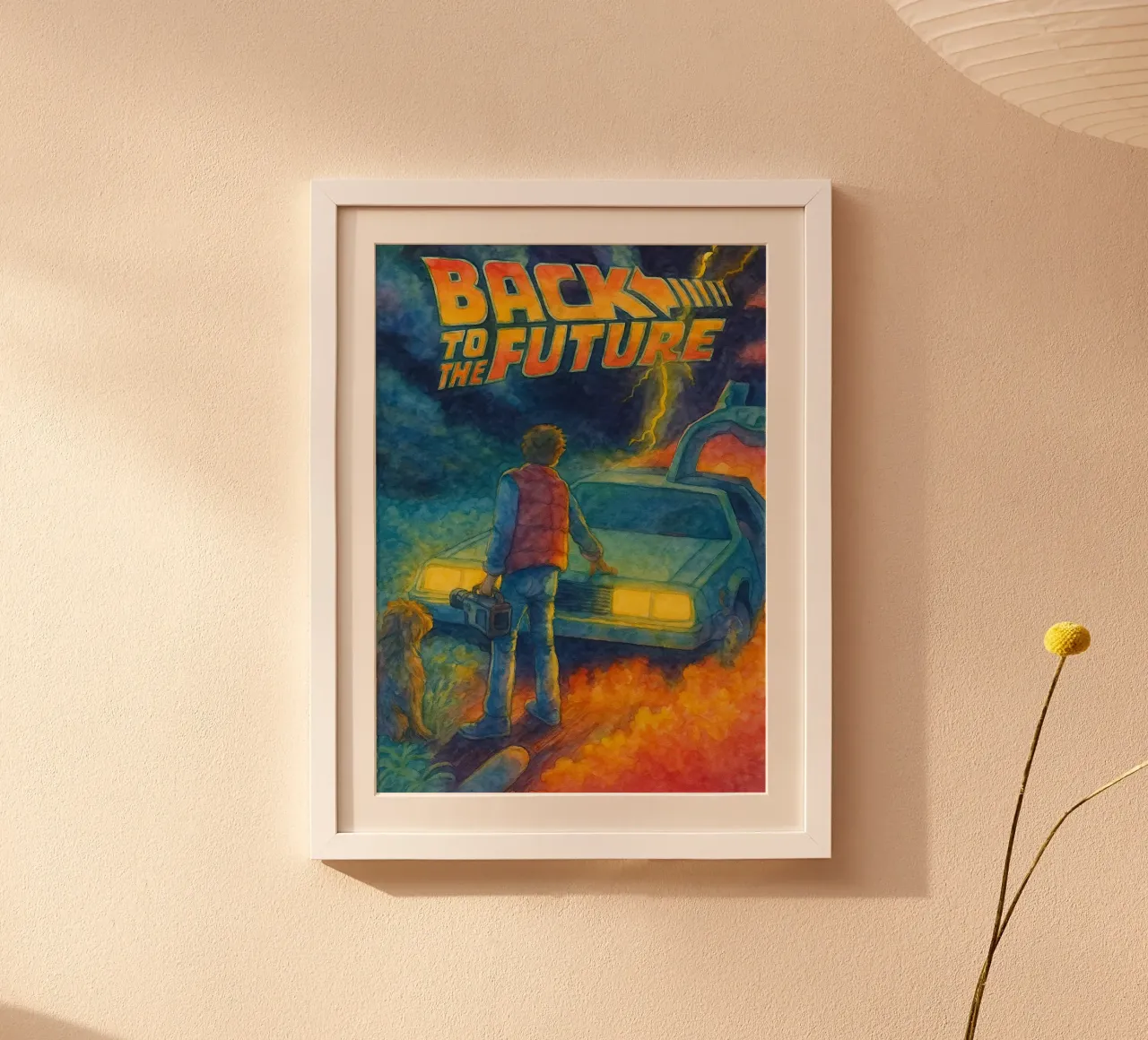 Zurück in die Zukunft Filme Umlackierung Poster von joexs