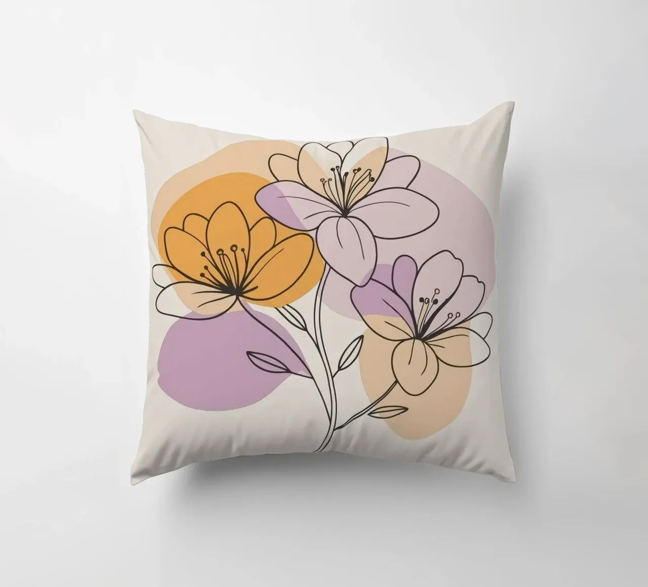 three shape flower cuscino da Good days