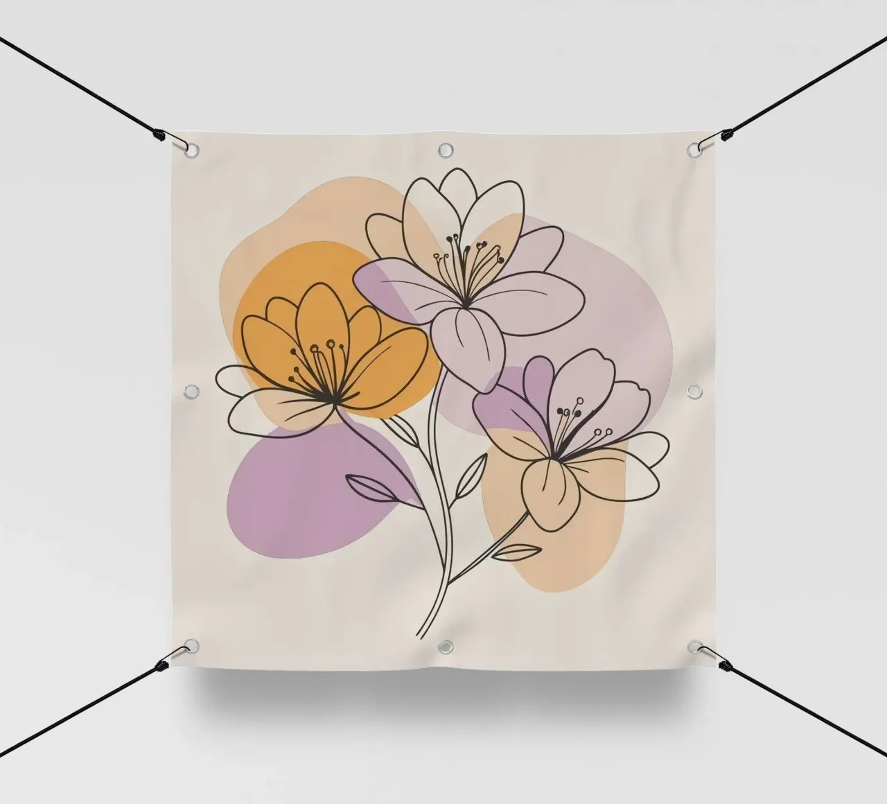 three shape flower telo in pvc da Good days