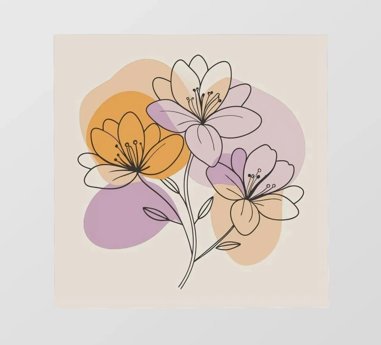three shape flower telo in pvc da Good days