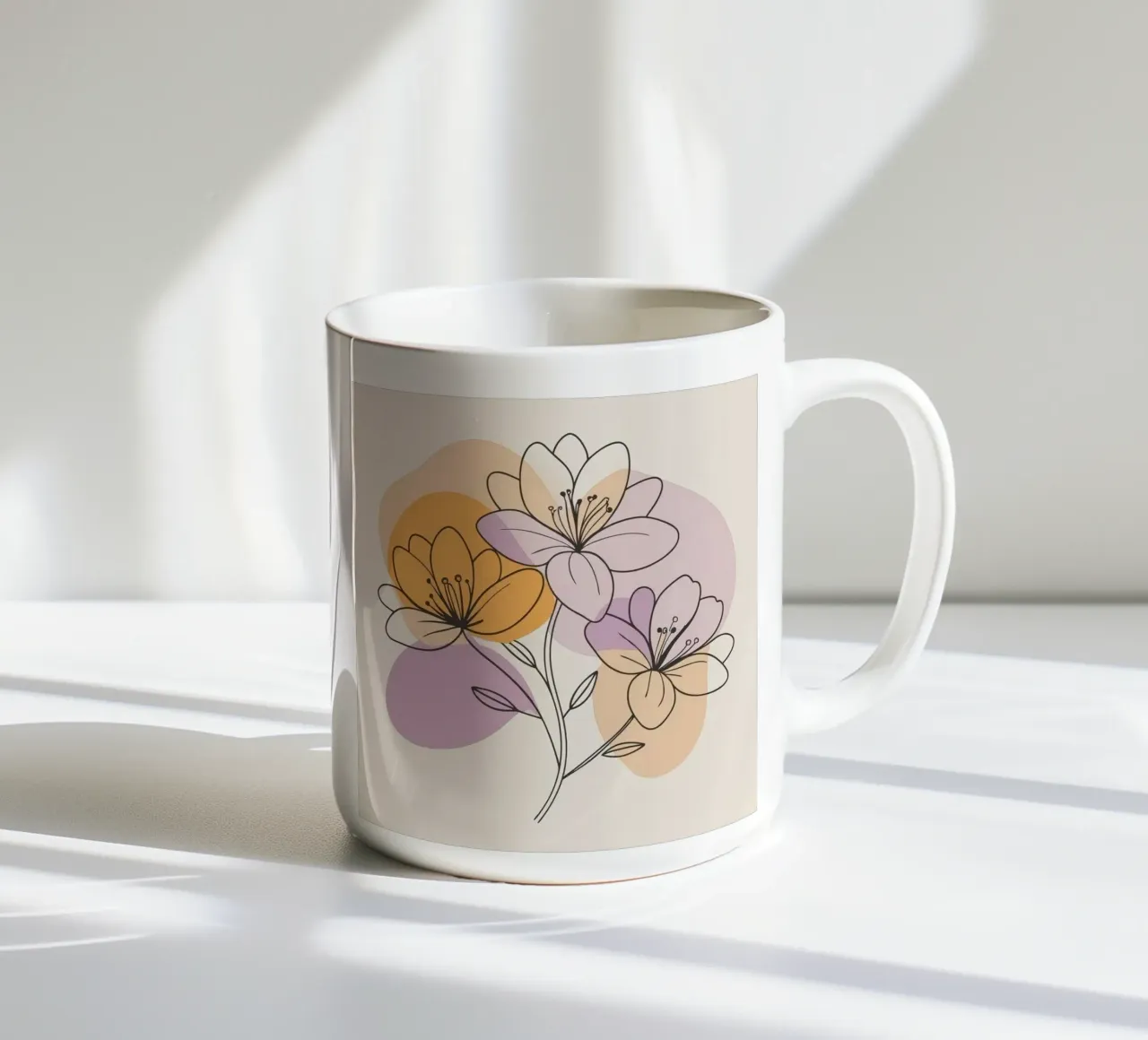 three shape flower tazza in ceramica da Good days