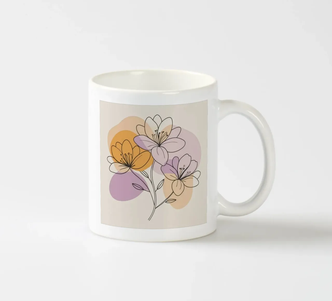 three shape flower tazza in ceramica da Good days