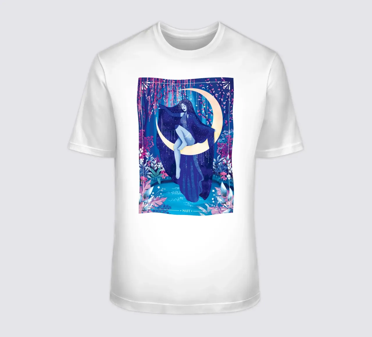 Nut Egyptian Moon Goddess t-shirt da Nour Tohme