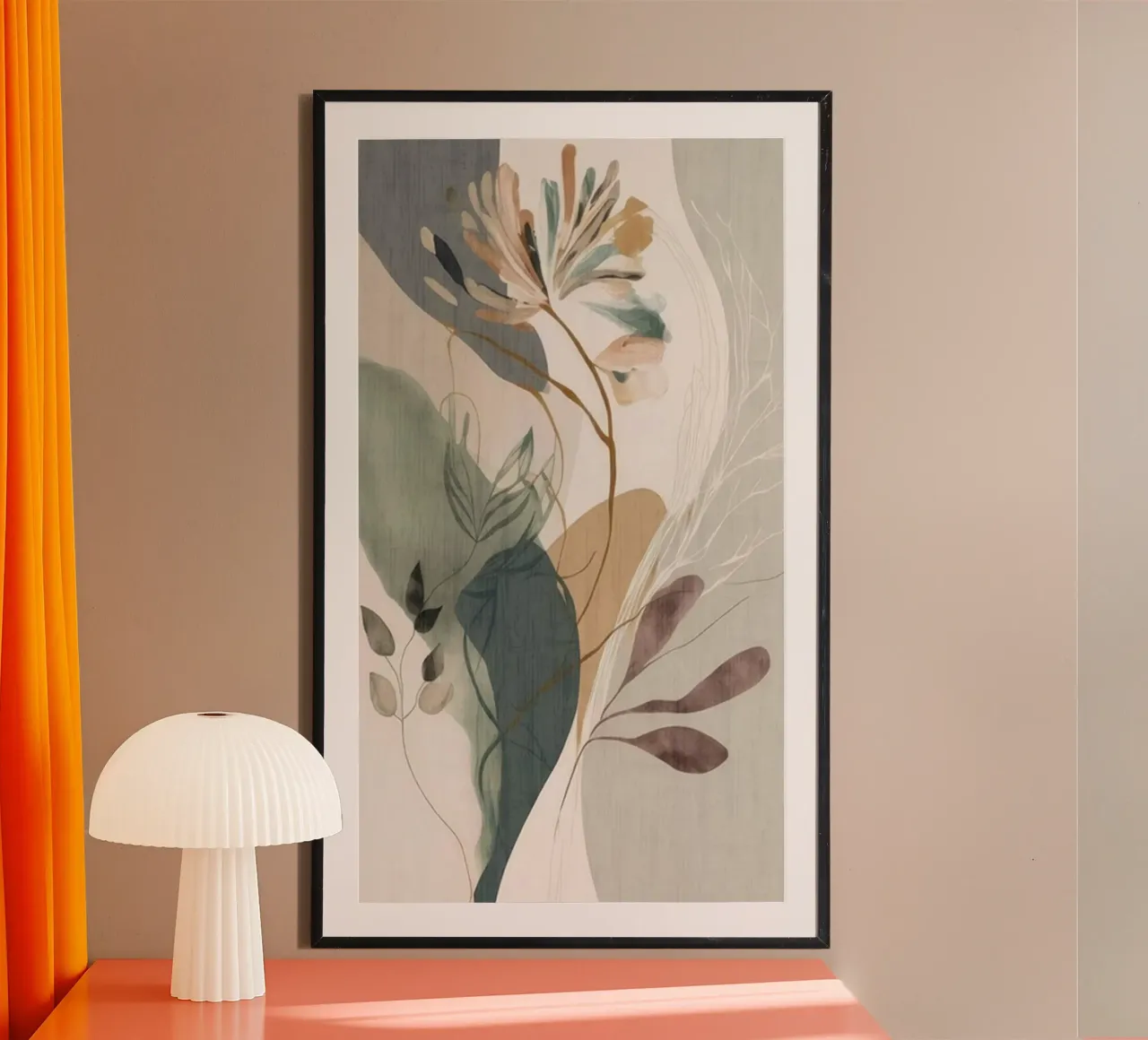 curve line branch shape poster da Good days