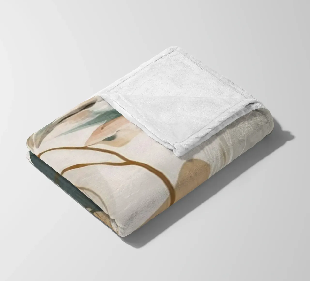 curve line branch shape coperta in pile da Good days