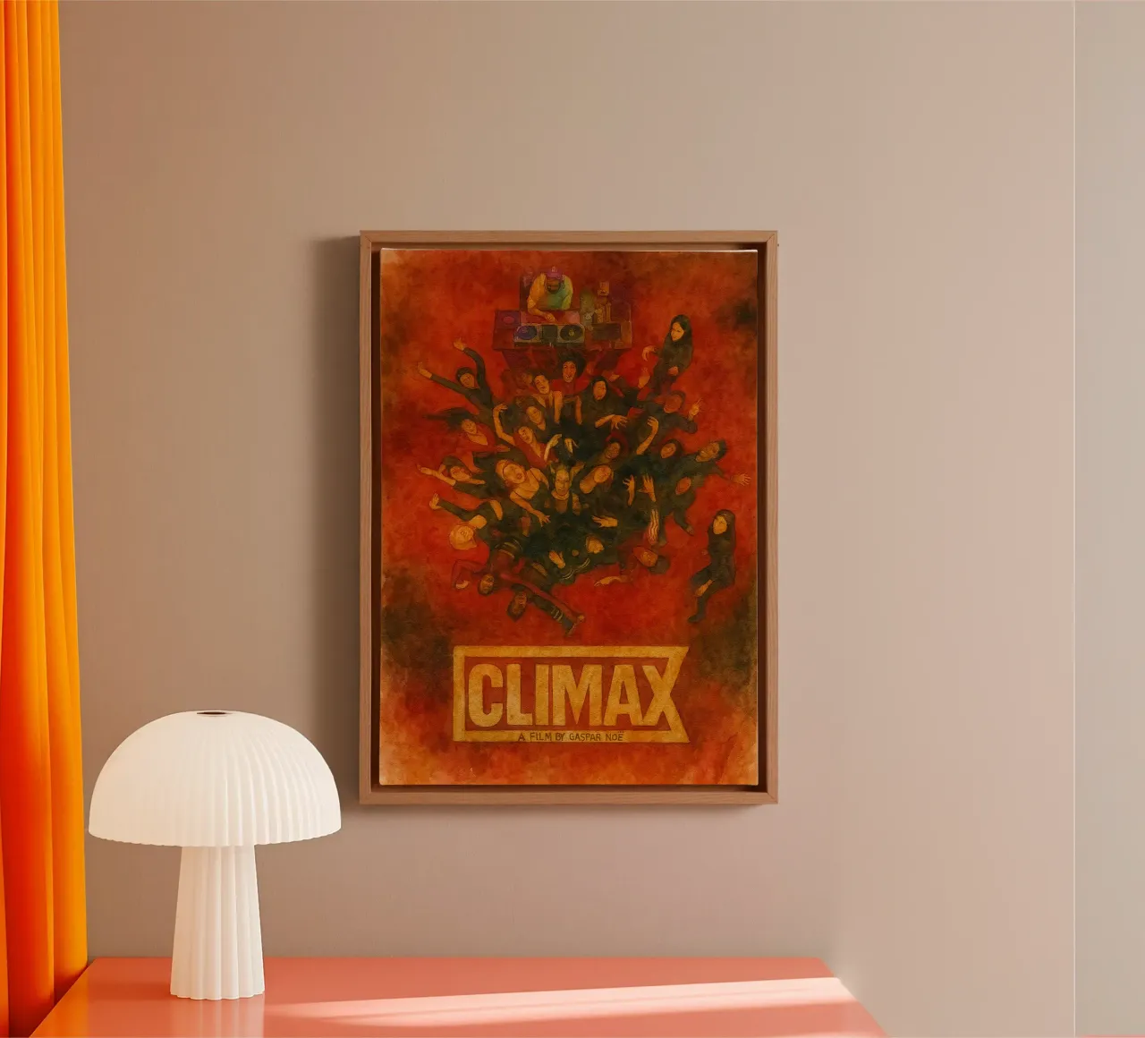 Climax toekomstige films herschilderen canvas met Baklijst van joexs