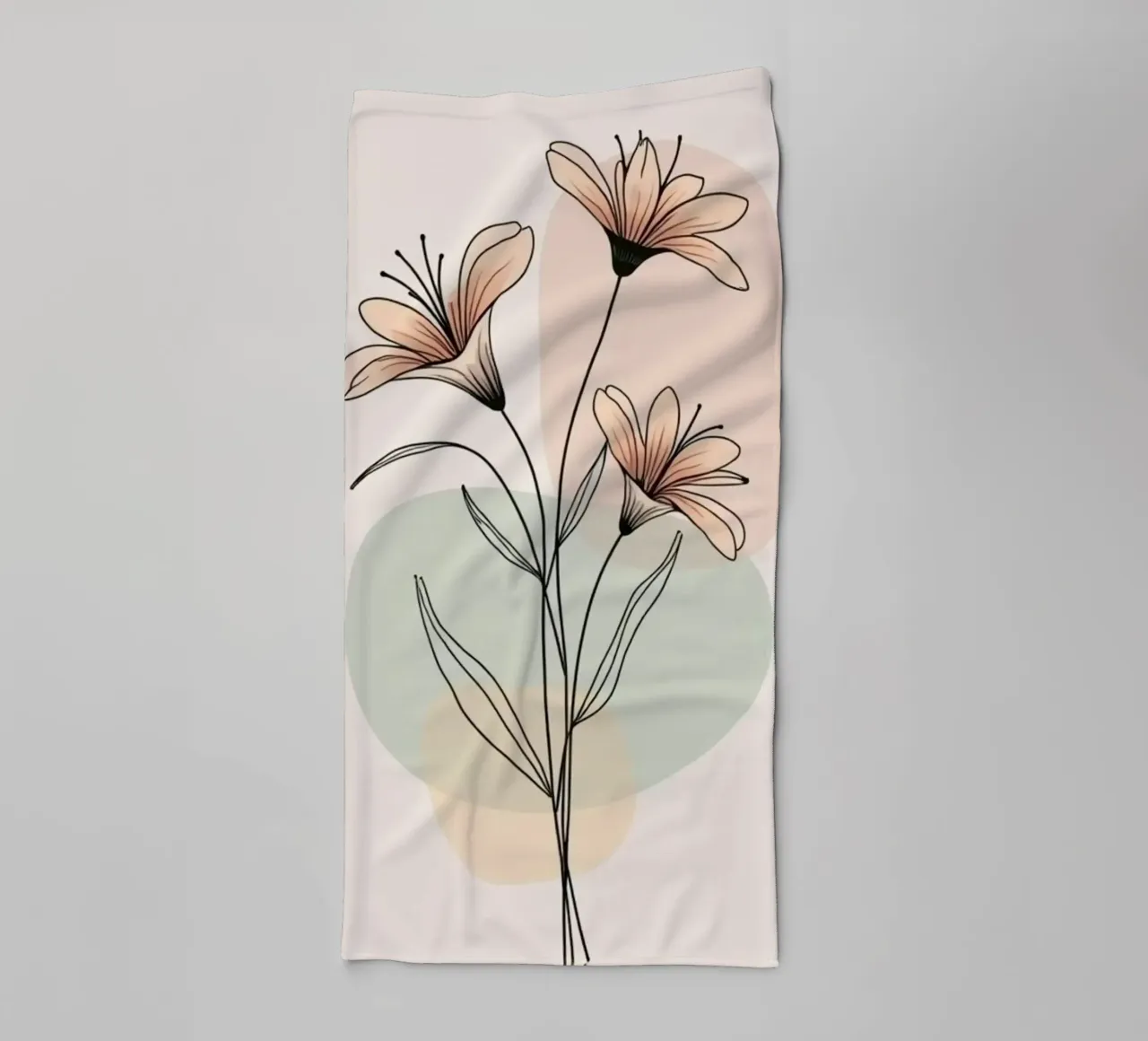 shape gram flower asciugamano da bagno da Good days