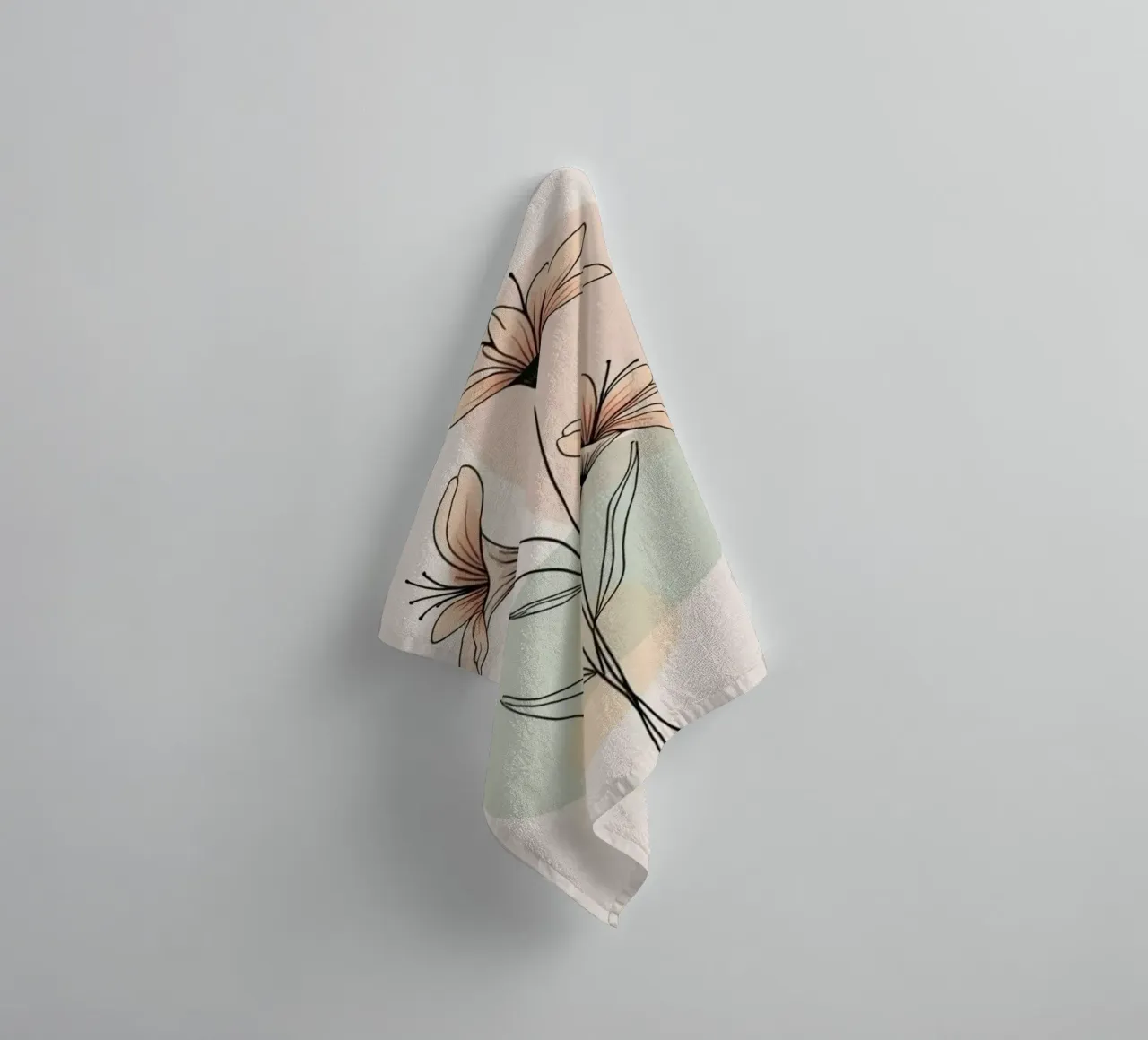 shape gram flower asciugamano da bagno da Good days