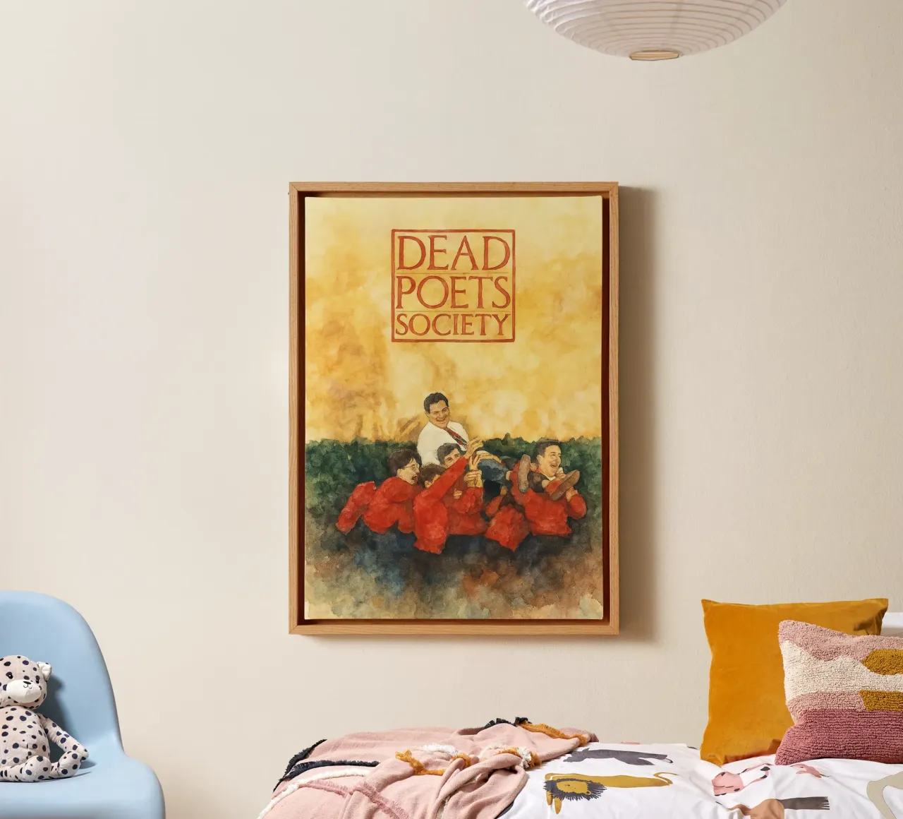 dead poets society Film Riverniciatura tela con Cornice a cassetta da joexs