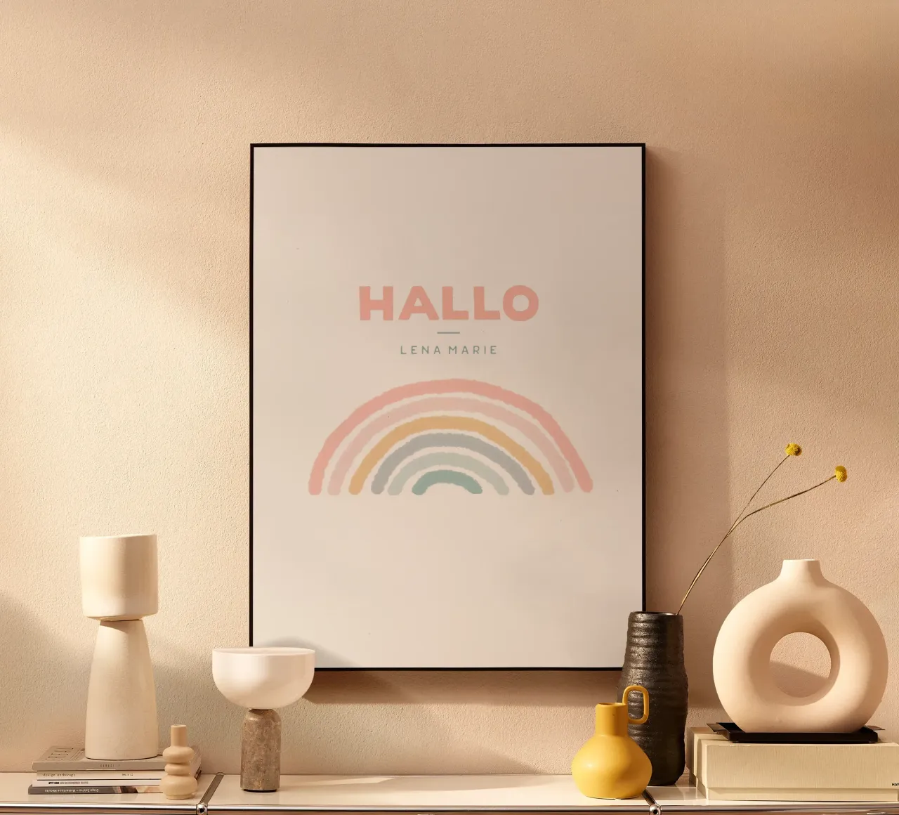 Il mio arcobaleno plexiglass da Kartenliebe
