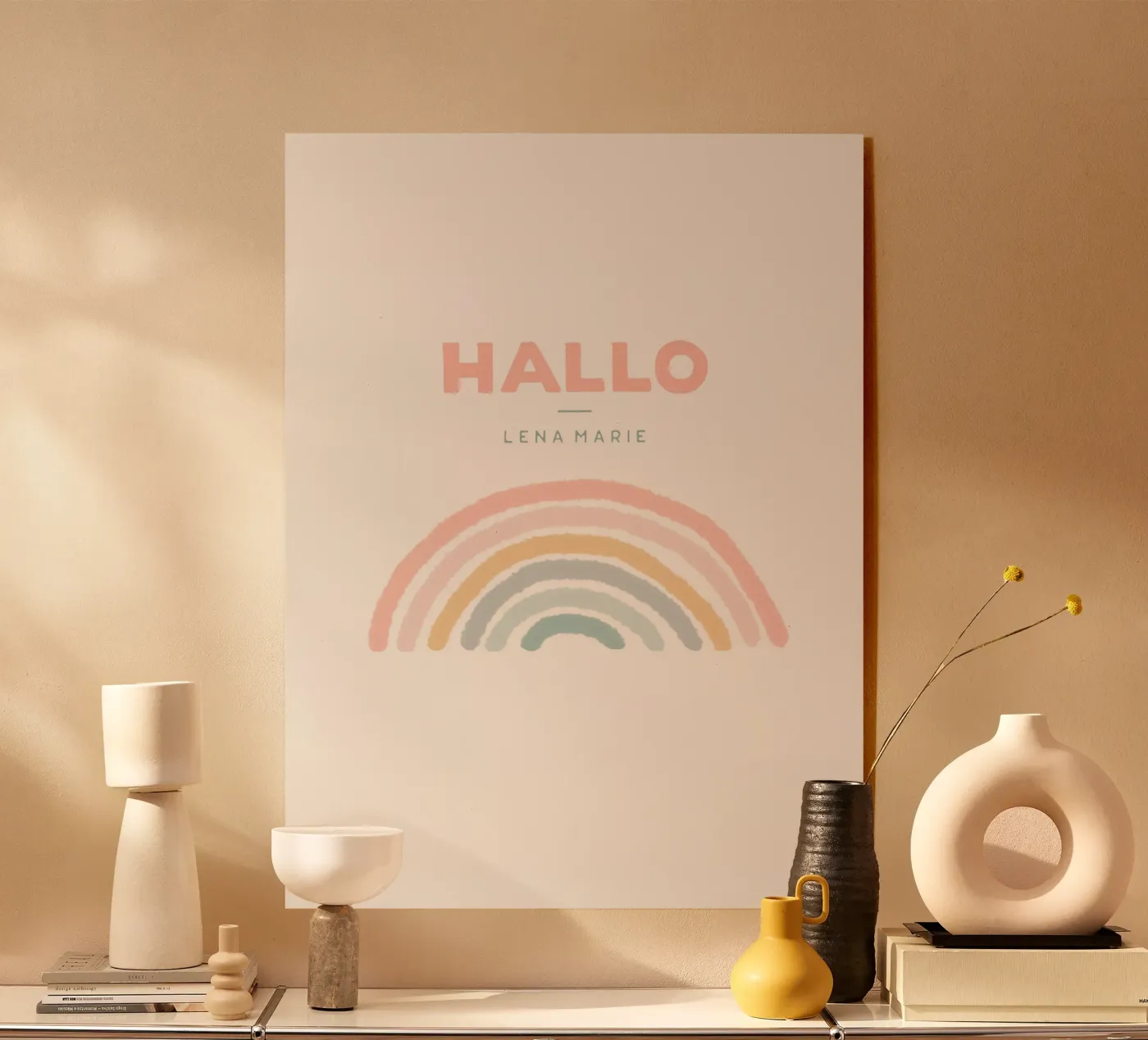 Il mio arcobaleno plexiglass da Kartenliebe