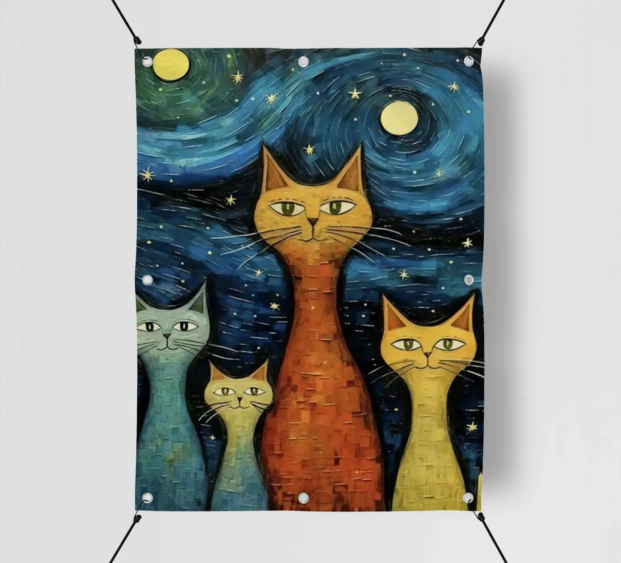 cat in art telo in pvc da Good days