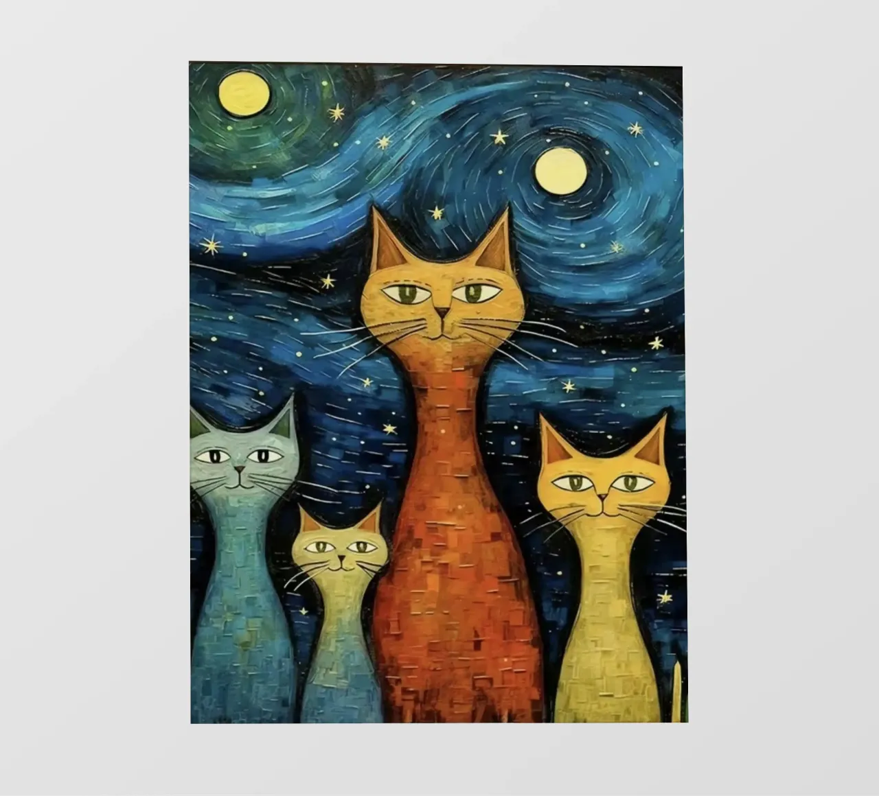 cat in art telo in pvc da Good days